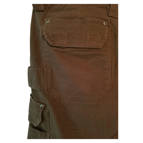RW Rugged‎ Wear Men's Flex Cargo Shorts Brown Size 36Wx22L, Inseam 11 in - Picture 6 of 8
